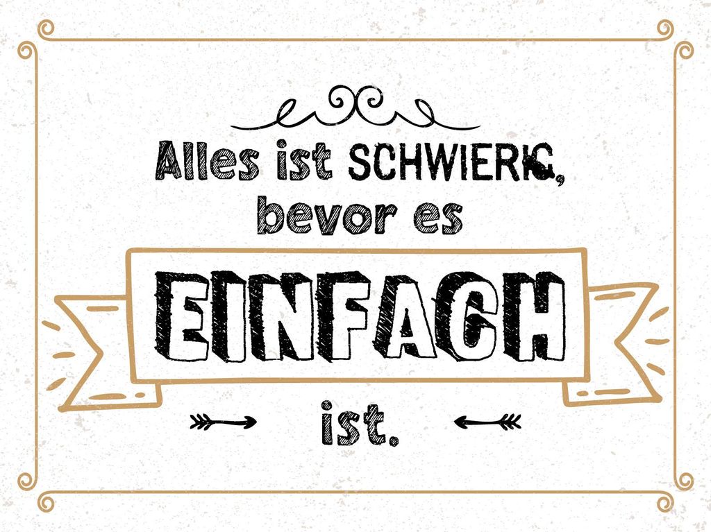 vianmo Holzschild 30x40 cm Alles ist Schwierig bevor es einfach ist Deko Schild
