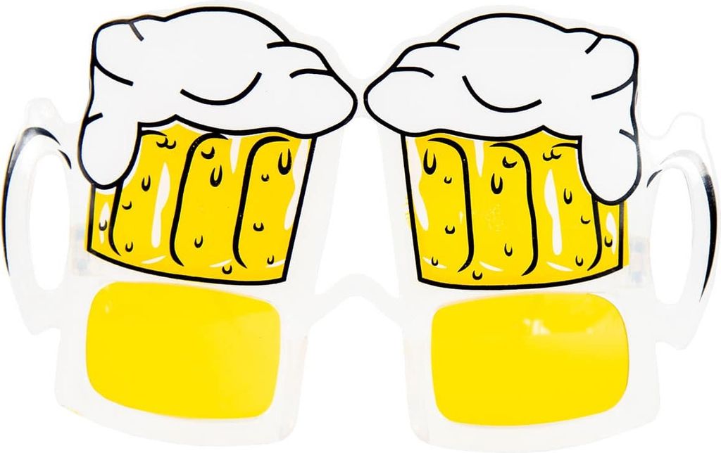 Oblique Unique Bier Brille Spaßbrille Partybrille für Produktbild 