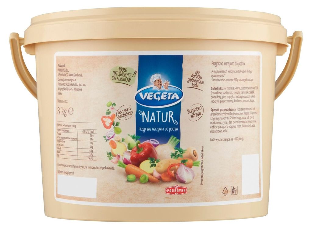Assaisonnement Natur Vegeta aux légumes 3 kg Image du produit 