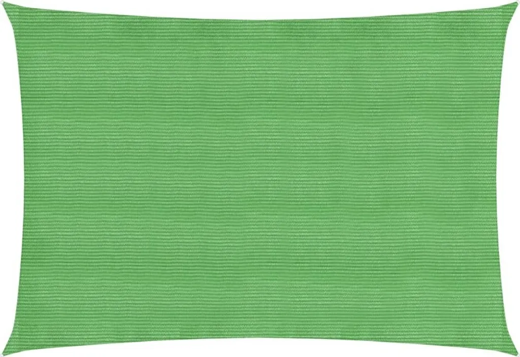 The Living Store Tenda da sole 160 g/m² Verde chiaro 2,5x4 m HDPE