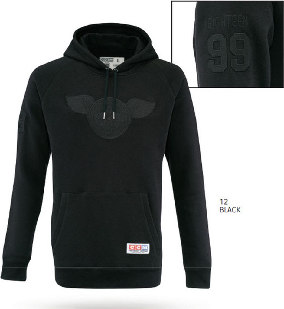 CCM Monochrome Pullover Hoodie Senior, Größe: M, Farbe: Produktbild 