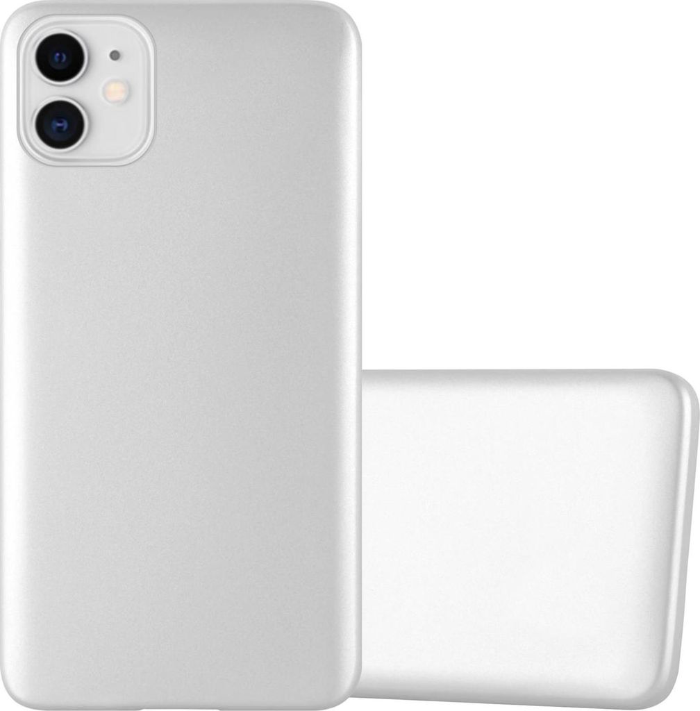 Cadorabo Schutzhülle für Apple iPhone 11 Hülle in Silber Produktbild 