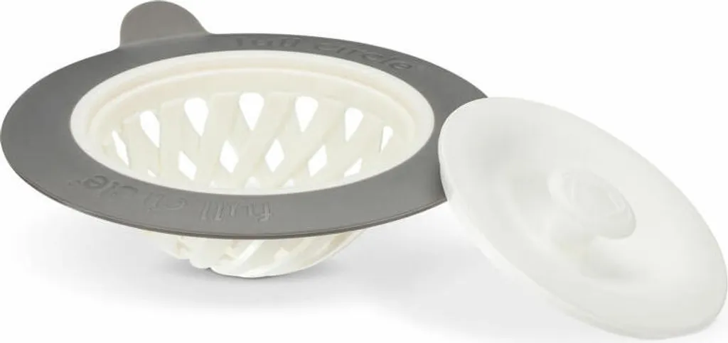 Scolapiatti Sinksational Full Circle FC16402-KW - Filtro e Tappo Bianco