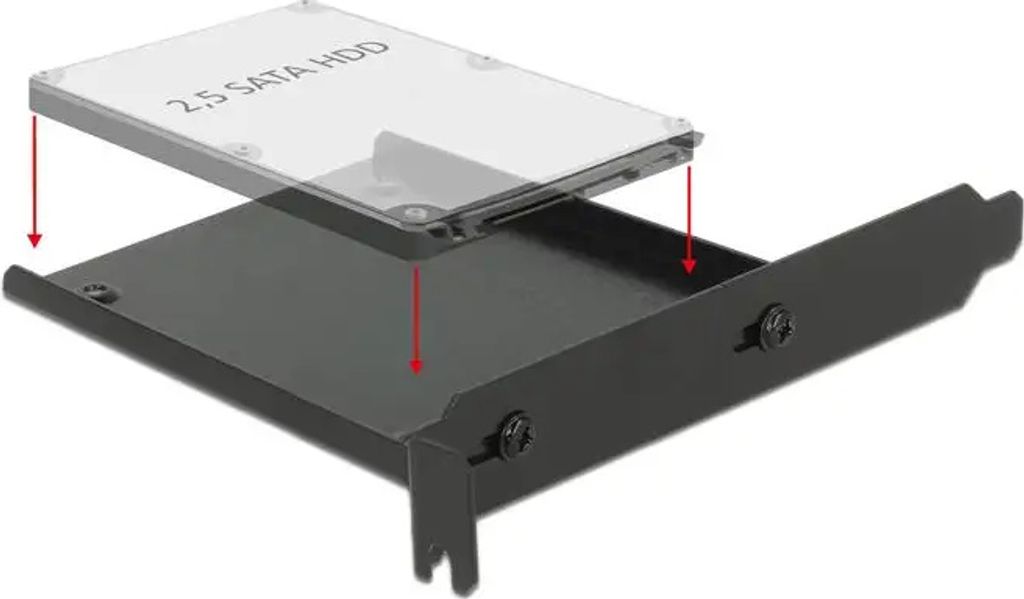 Châssis d'installation Delock pour disque dur, compatible Image du produit 