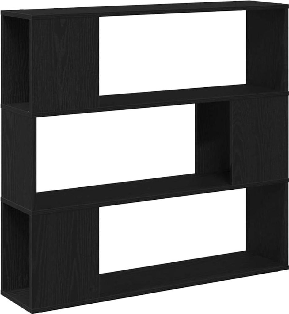 TV-Schrankset Schwarz Eichen-Optik 100 x 24 x 94 cm