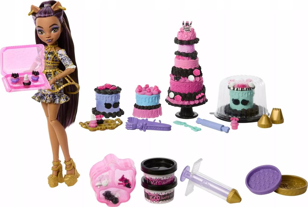 Monster High strašidelne krásny narodeninový tortový set Obrázok produktu 