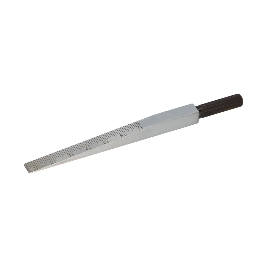 Cale de mesure pour fentes et alésages 0,5-7mm, acier spécial 0,1mm