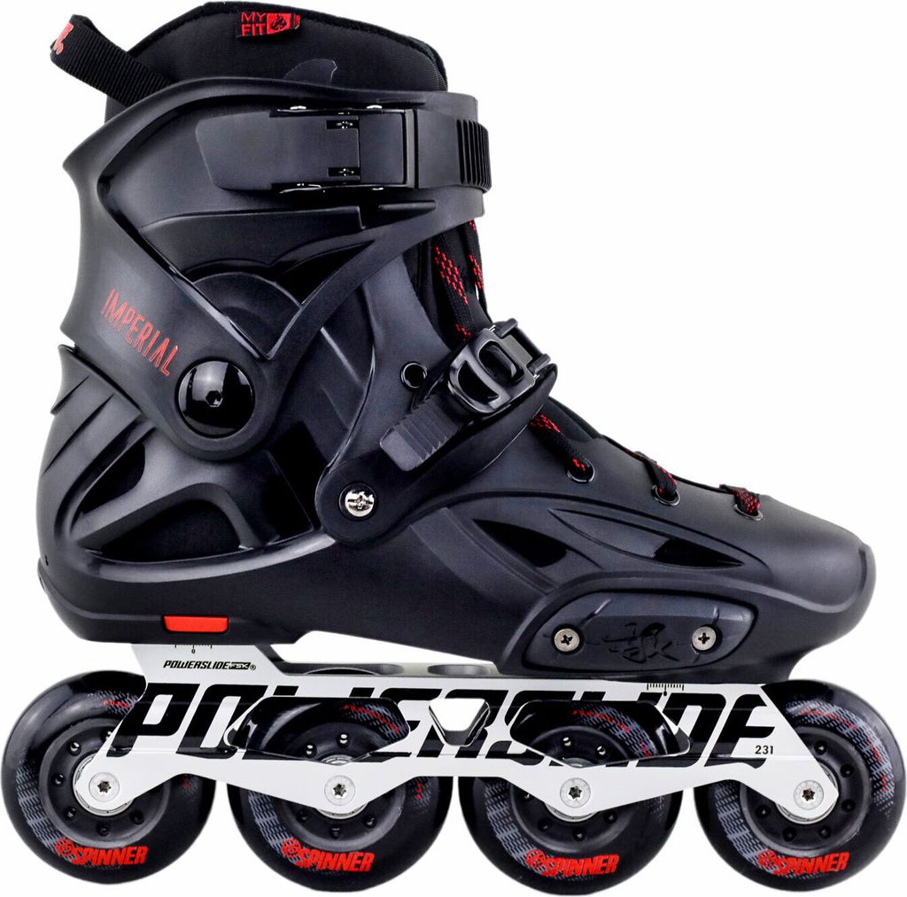 Powerslide Inliner Imperial Special Edition, Schwarz, 85a Rollen, Abec 5 37/38
