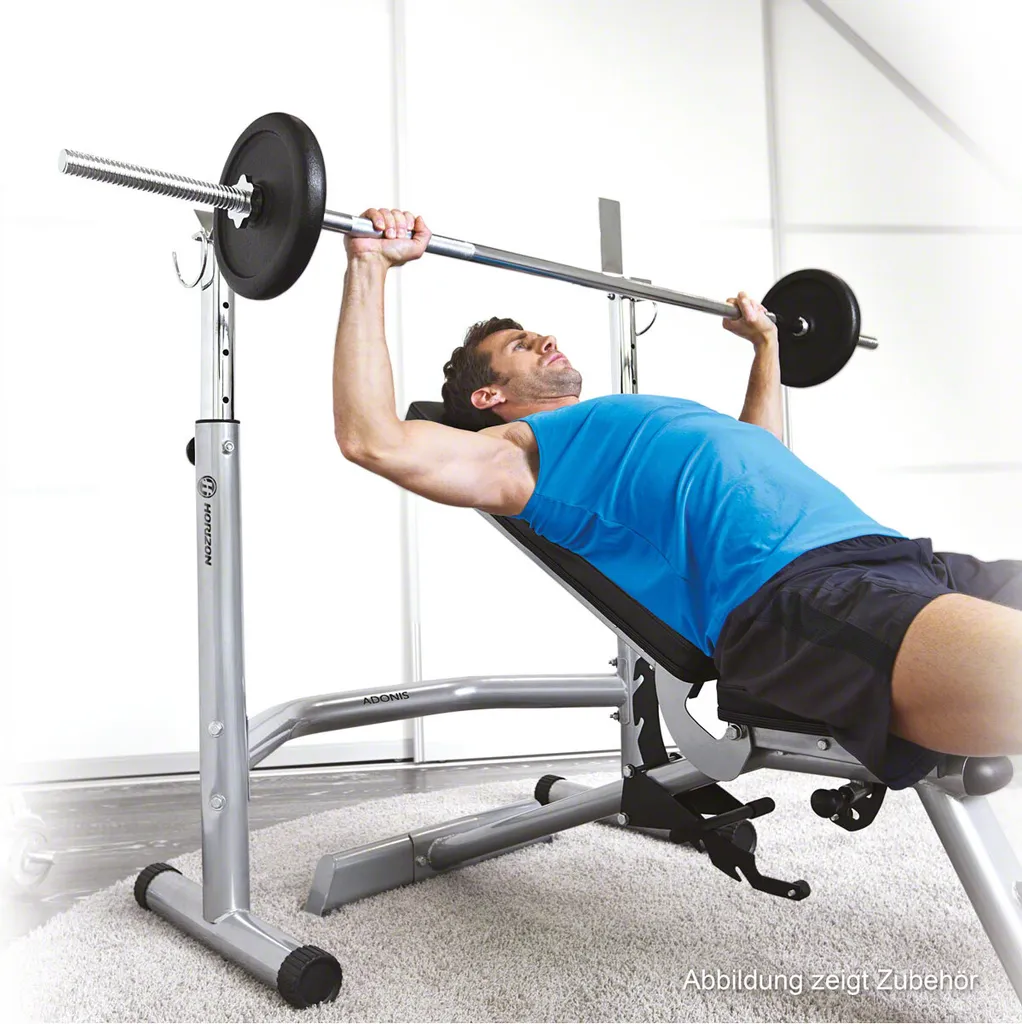 Banc de musculation avec dossier inclinable et structure acier Adonis - 4