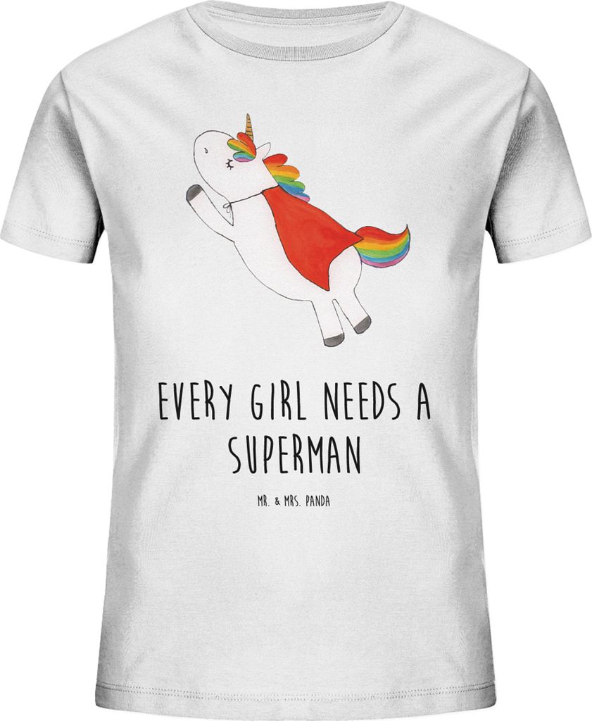 Mr. & Mrs. Panda Organic Kinder T-Shirt Einhorn Super 5-6 Produktbild 