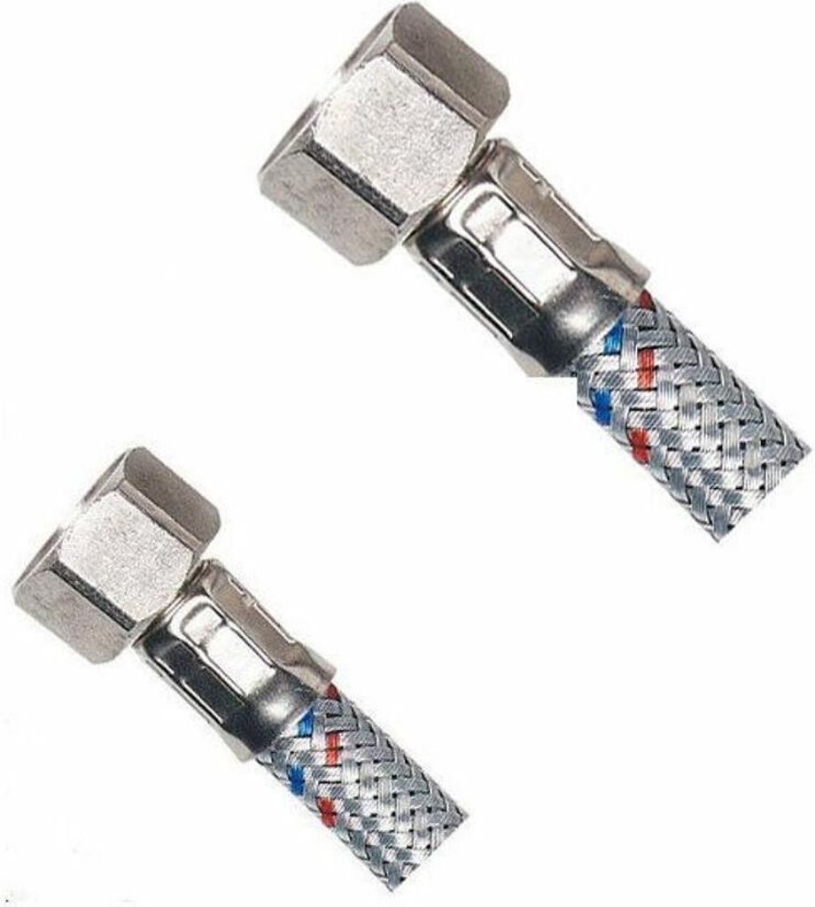 Flexibler Schlauch, Edelstahl FxF 3/8"x1/2", 40cm
