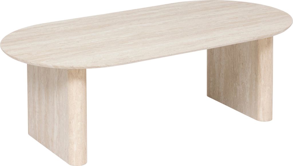 Couchtisch "anaya" beige 120x60x40cm  - Atmosphera créateur Produktbild 