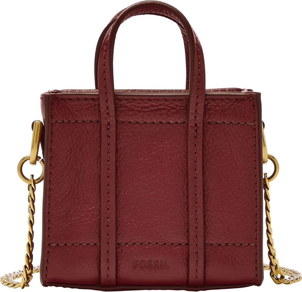 FOSSIL Umhängetasche Handtasche Carmen Micro Tote Bag Red Produktbild 