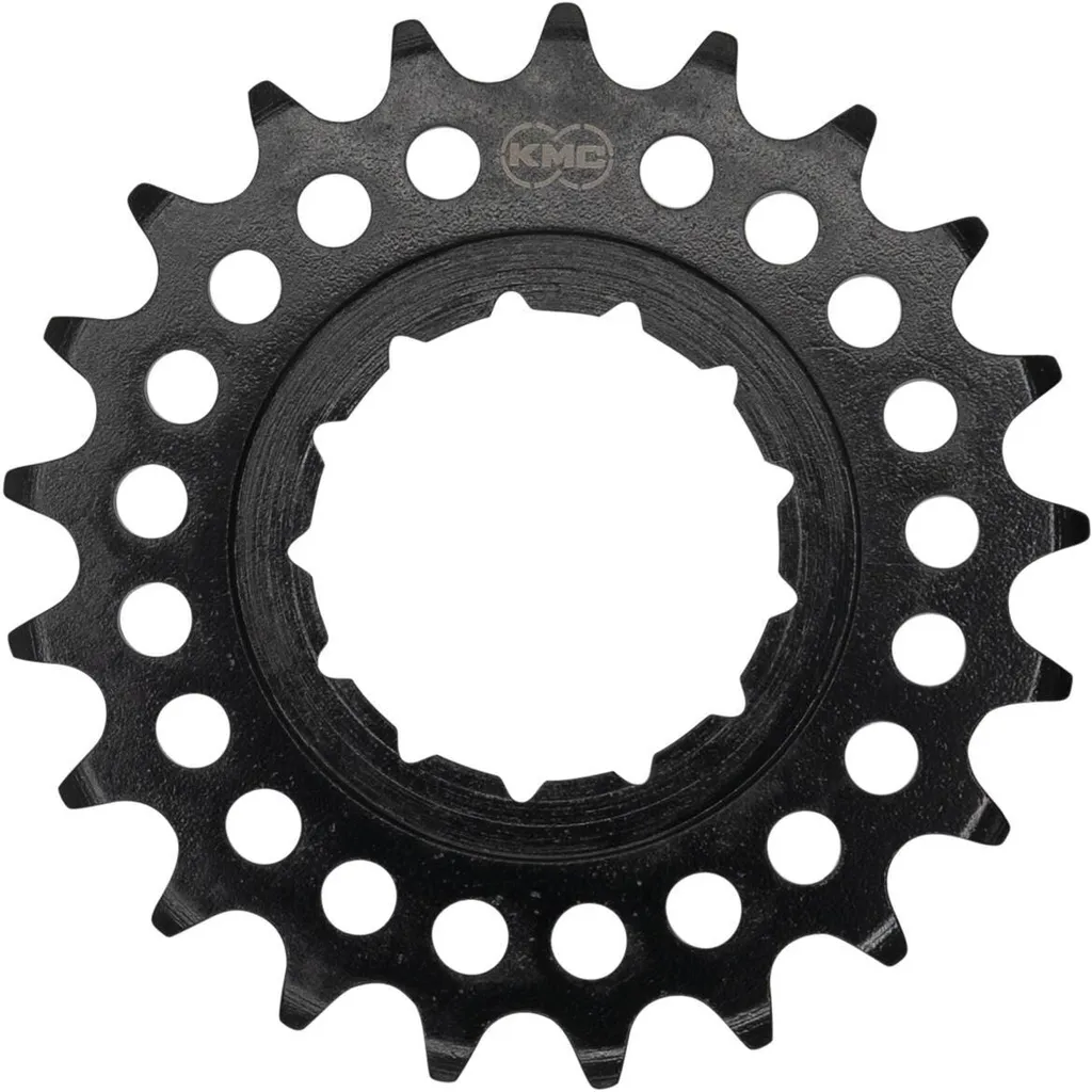 Pignon KMC 17Z ultra léger en Alu 7075 Noir pour transmission Rohloff