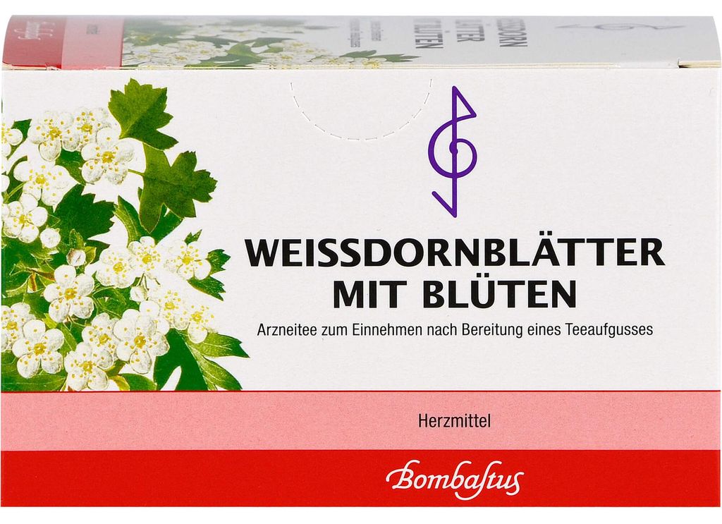 Bombastus Weißdornbladeren met bloemen, geneeskrachtige Productafbeelding 