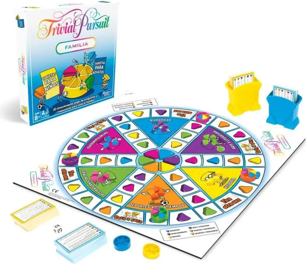 Trivial Pursuit Hasbro E1921105 Version Espagnole avec 2400 Questions - 2