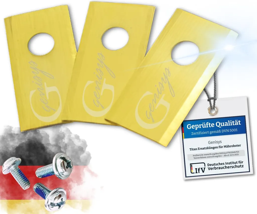 Lame Genisys Titanio LandXcape LX: Standard DIN EN 50636 Infrangibili