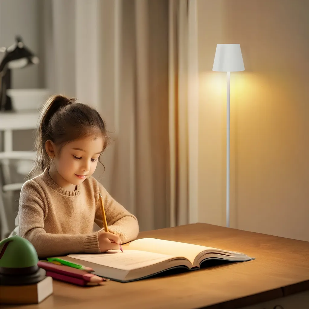 Lampadaire LED à Intensité Variable avec 3 Températures de Couleur Blanc - 7