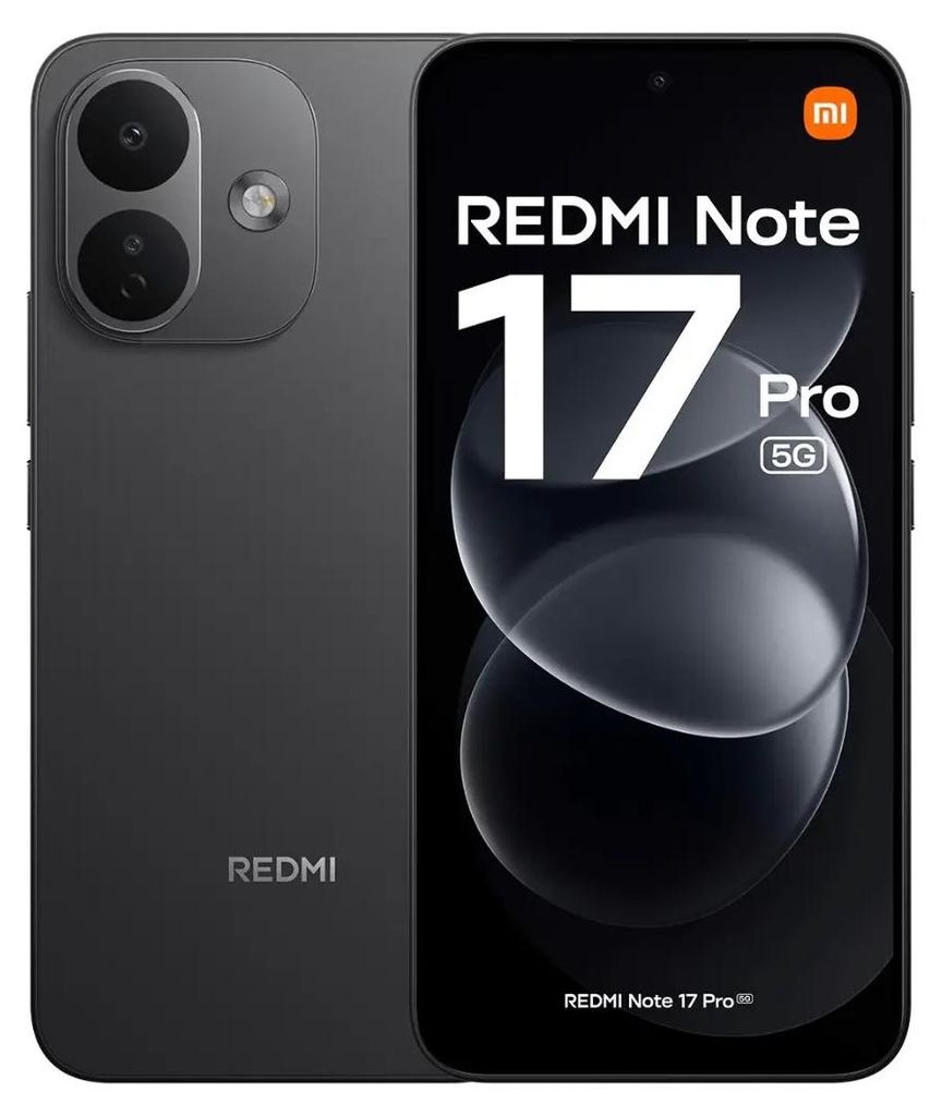 Redmi Note 17 Pro 5G - Zwart - Smartphone met 6GB RAM / Productafbeelding 