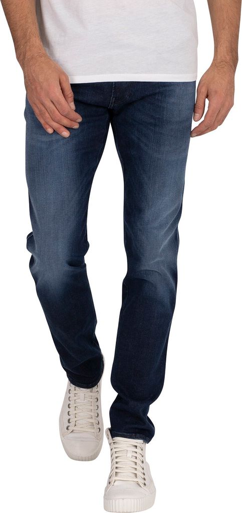 Replay Herren Anbass Hyperflex Clouds Jeans, Blau 31W x 34L