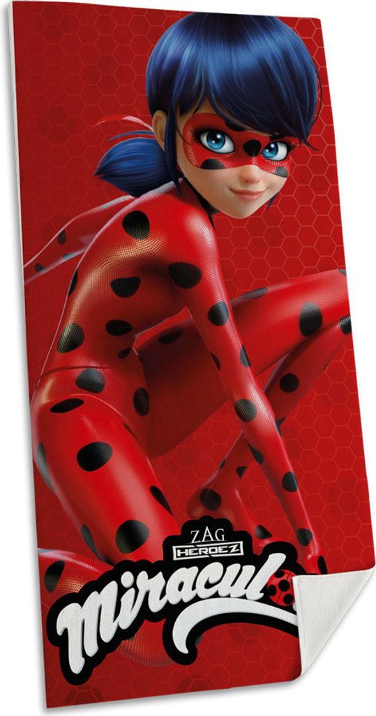 Miraculous Ladybug Strandtuch Badetuch Handtuch 70x140cm Produktbild 