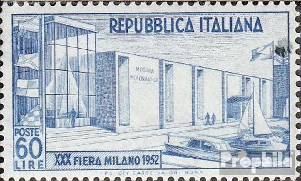 Briefmarken Italien 1952 Mi 859 (kompl.Ausg.) postfrisch Mailänder Messe
