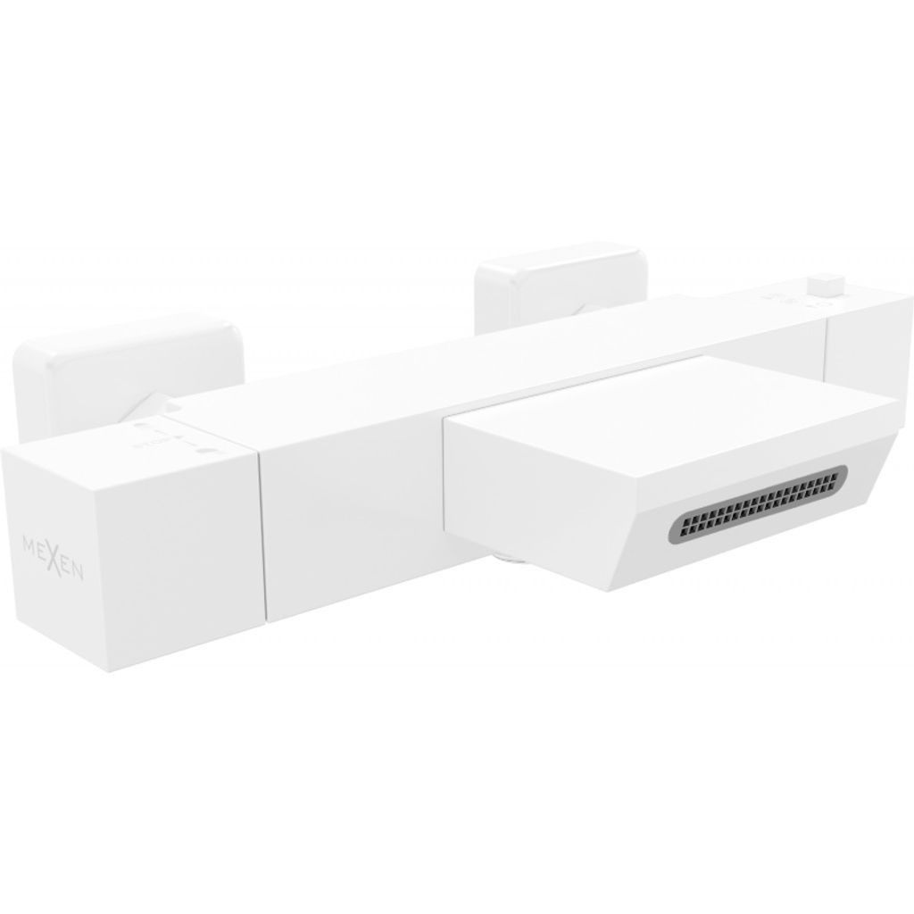 Mexen Cube termostatická vanová baterie, Bílá - 77360-20 Obrázek produktu 