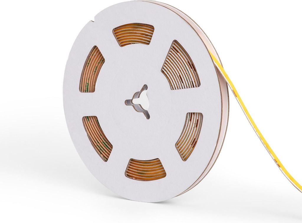 LED-Streifen 24V COB 320 LED/m 5m 7W/m 840 lm/m Breite 5mm Superschmal Schnitt 5 cm IP20 CRI90 4000K Neutralweiß