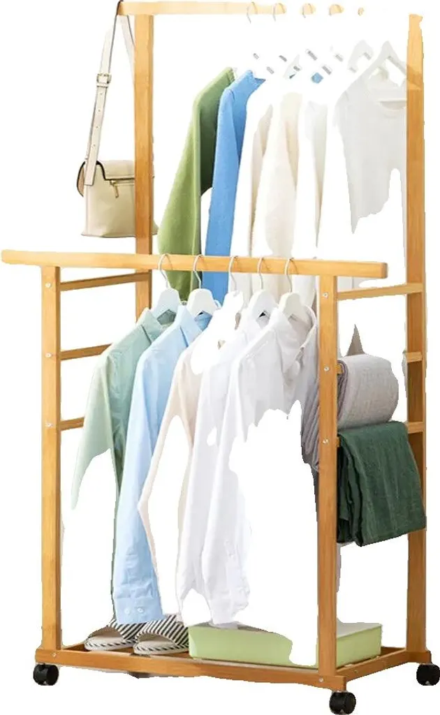Porte-manteau charge lourde à roulettes Modèle XL, lot de 2