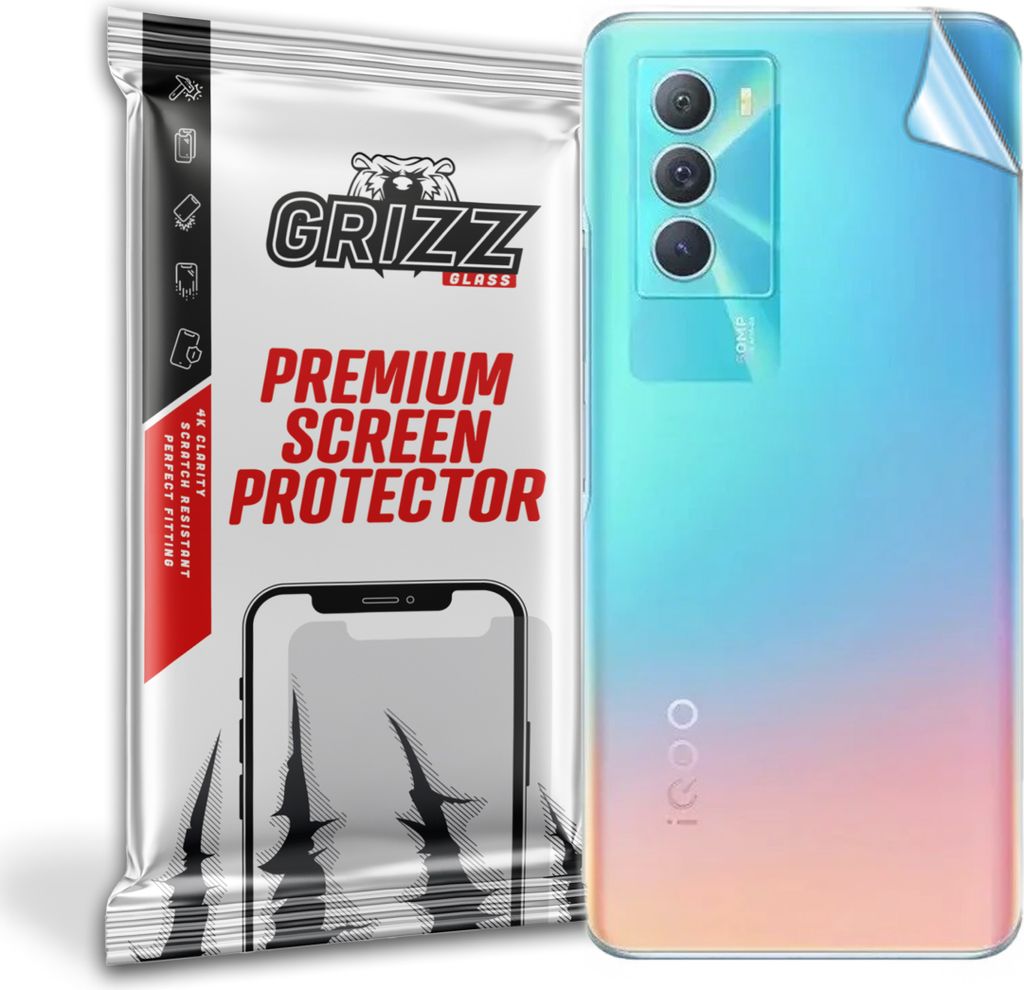 Folie auf der Rückseite GrizzGlass SatinSkin für Vivo IQOO Produktbild 