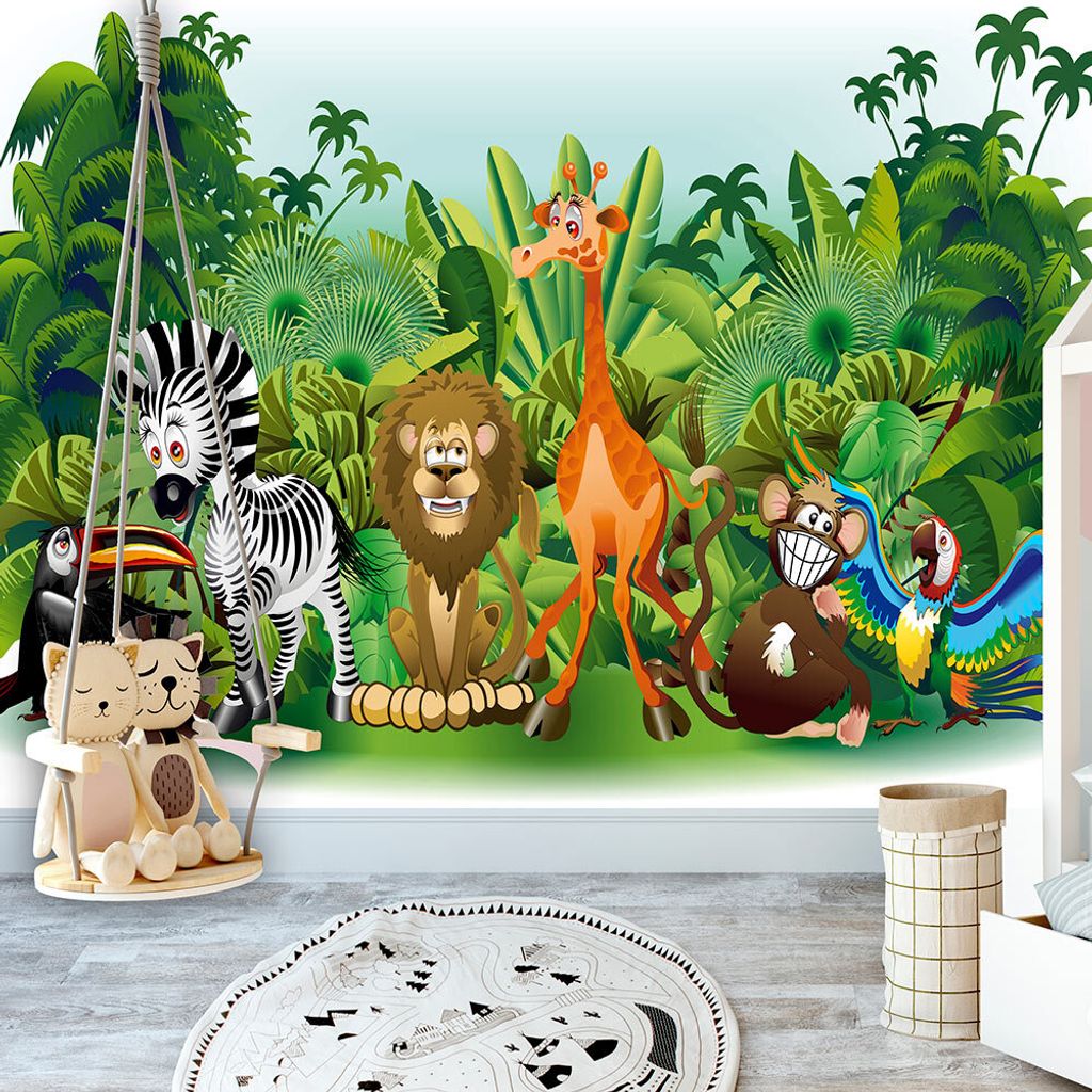Basera Selbstklebende Fototapete Kindermotiv e-B-0012-a-a, mit UV-Schutz, 147x105 cm