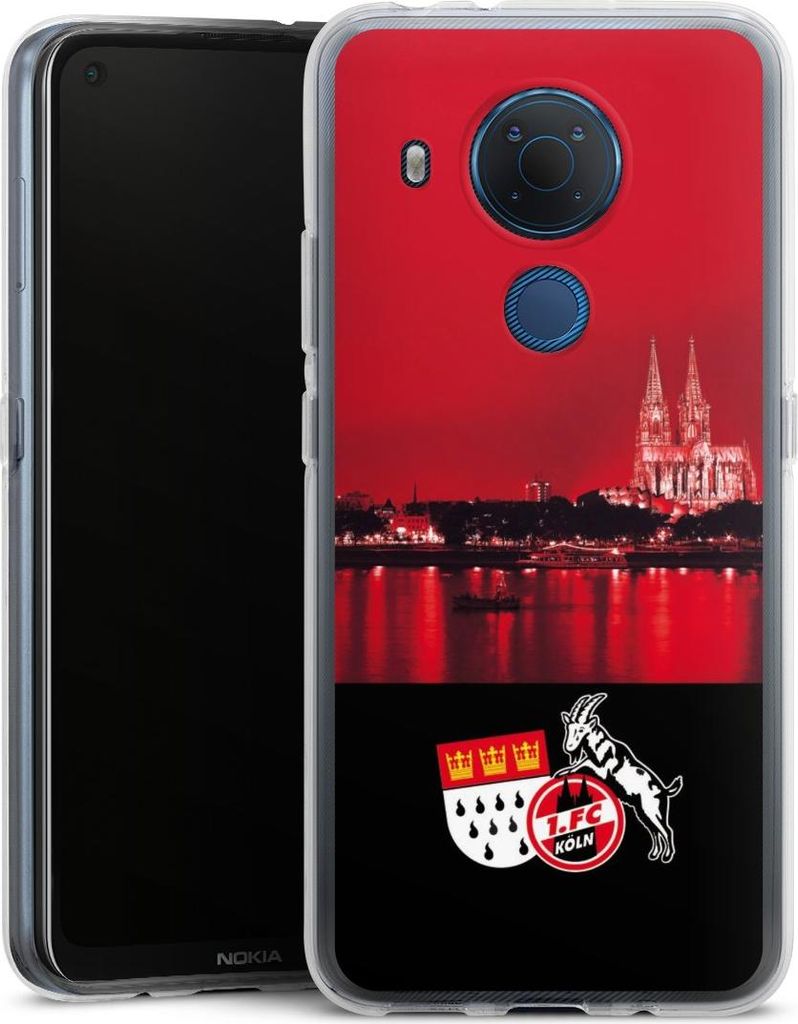 DeinDesign Handyhülle für Nokia 3.4 Silikon Hülle Case Smartphone Schutzhülle 1. FC Köln Offizielles Lizenzprodukt Skyline