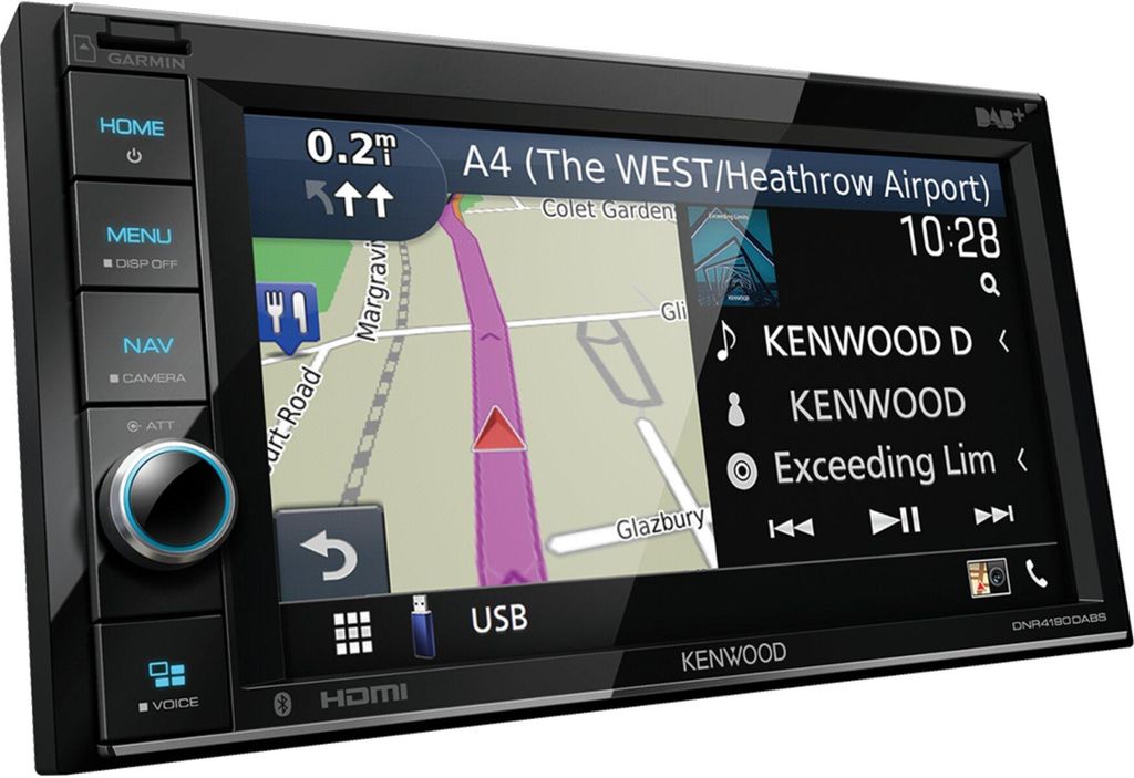 Kenwood DNR4190DABS 2-DIN NAV| DAB+ Bluetooth Apple CarPlay Produktbild 