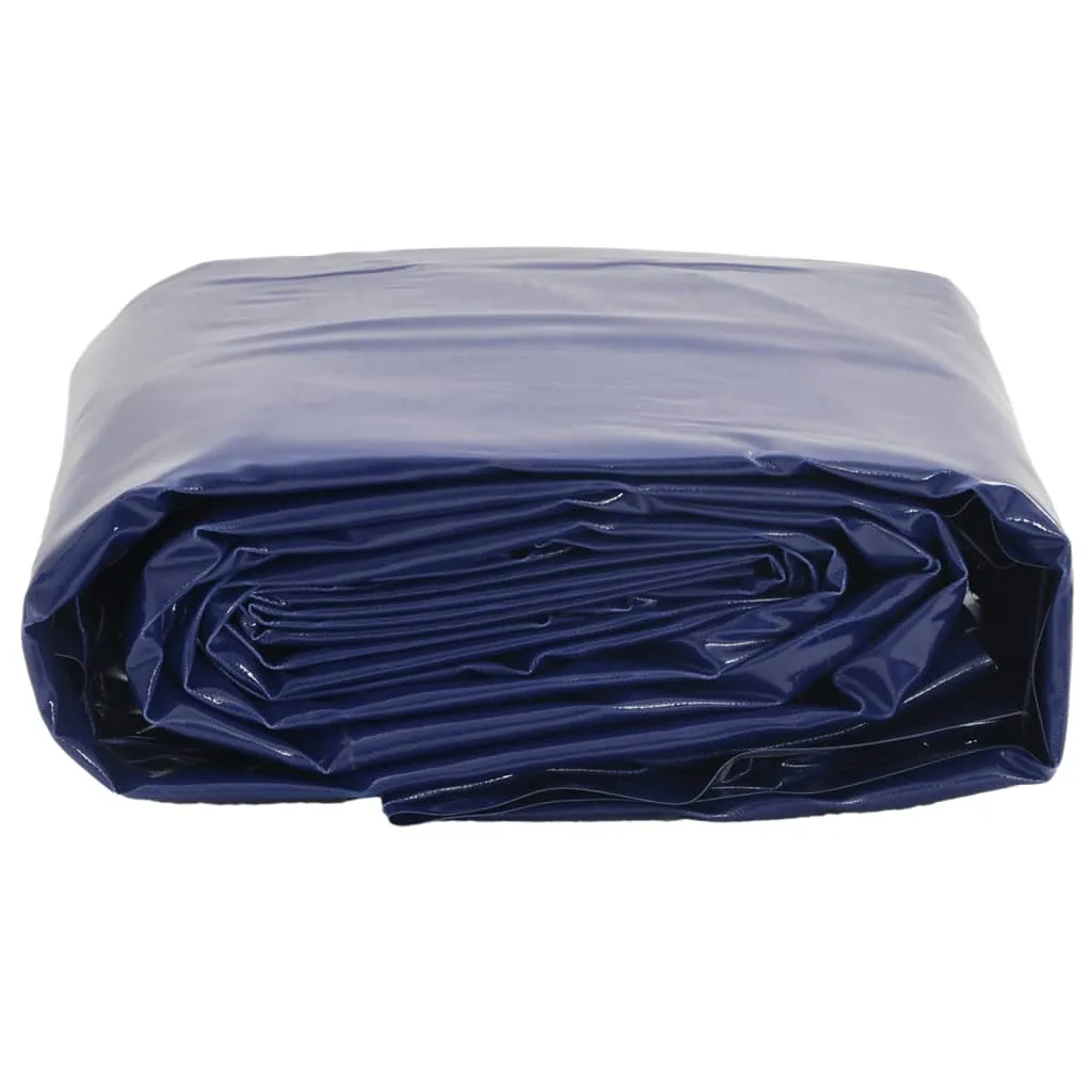 Telone Professionale vidaXL 3,5x5 m | Telo Blu in PVC 650 g/m² Occhiellato - 2