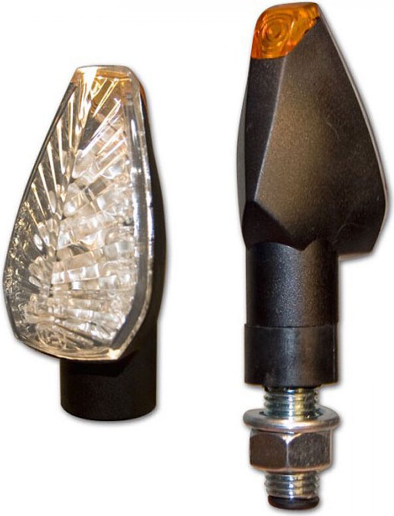 LED-Blinker PEAK schwarz kurz M10
