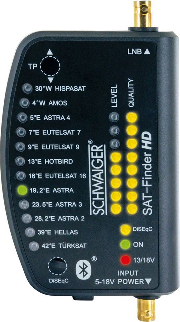 Schwaiger Sat-Finder HD inkl. Akku Produktbild 