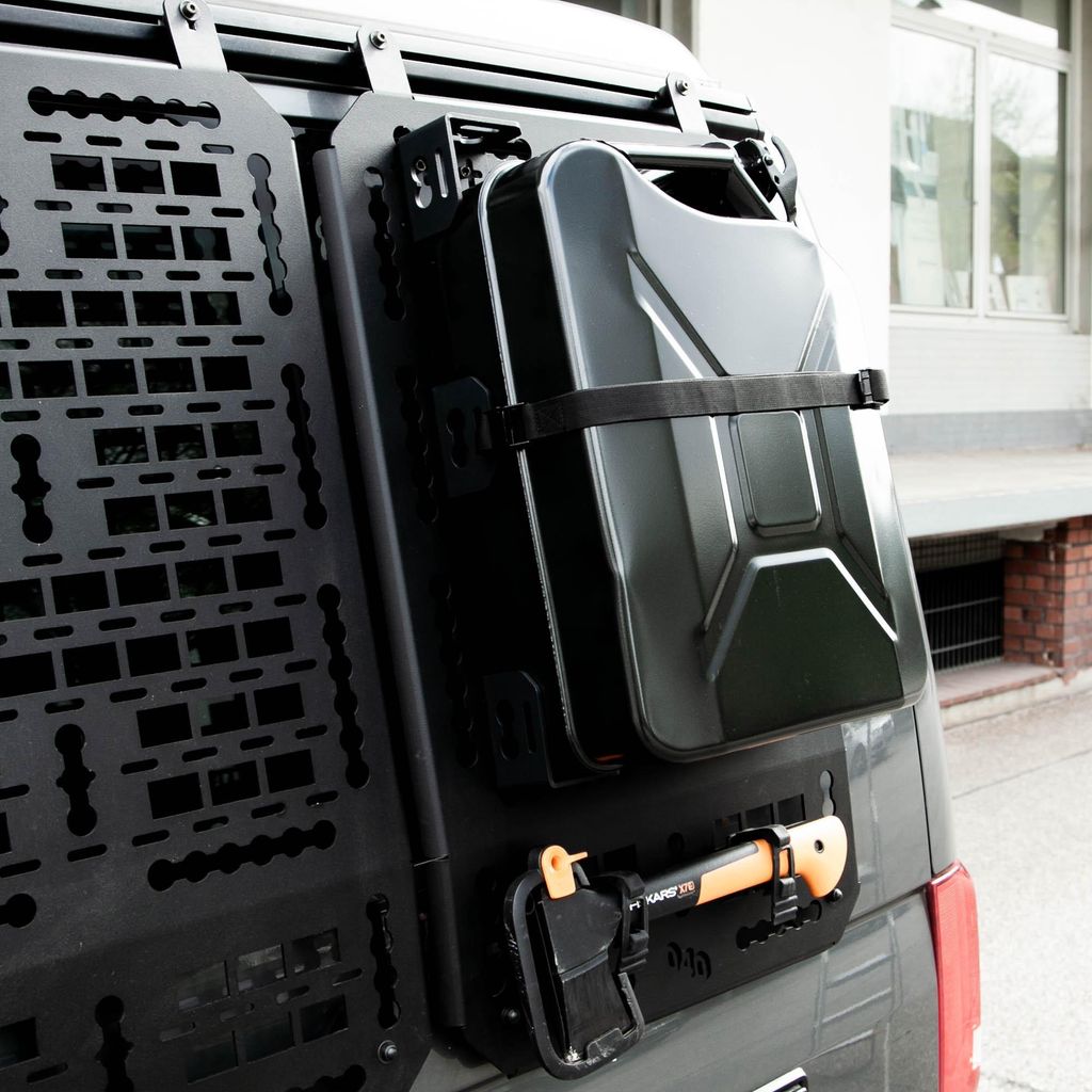 040parts Benzinkanister 5L aus Metall - Kraftstoffkanister für Benzin & Diesel Jerry Can