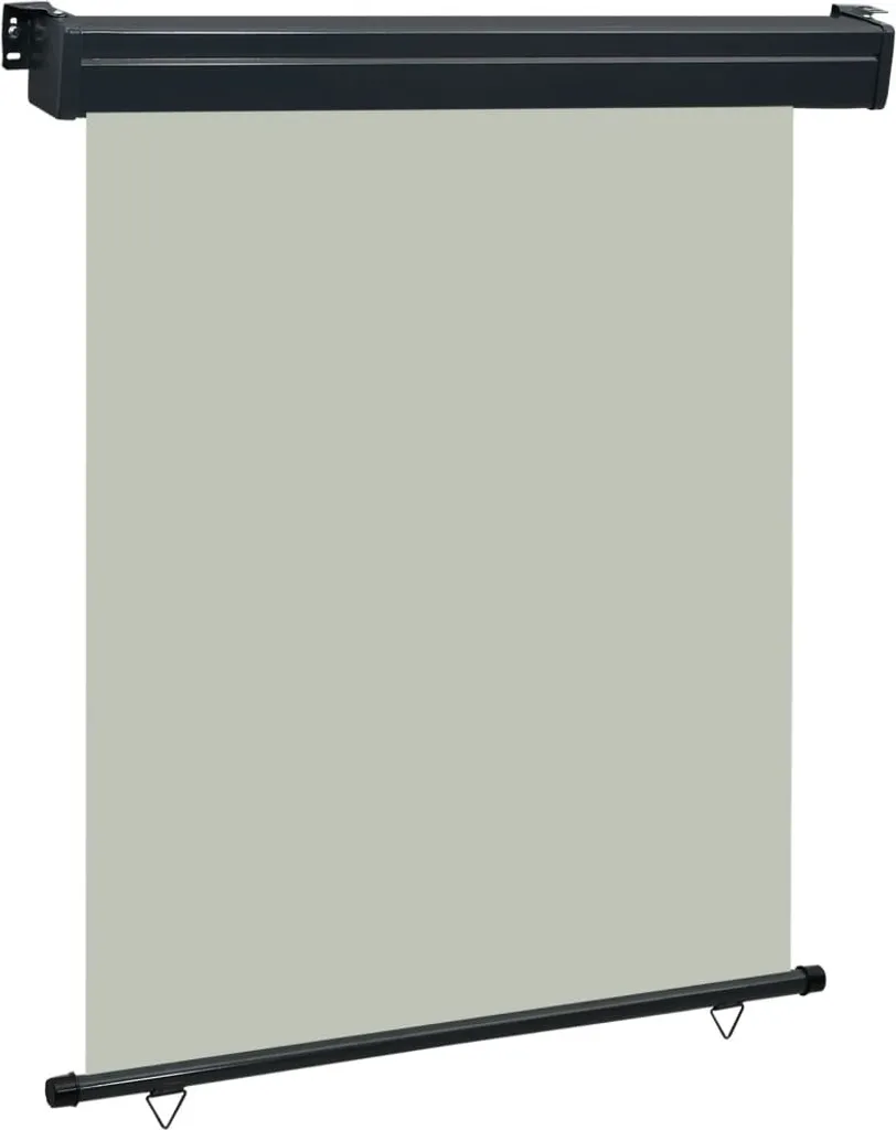 Tenda da sole laterale per balcone The Living Store 140 × 250 cm grigio