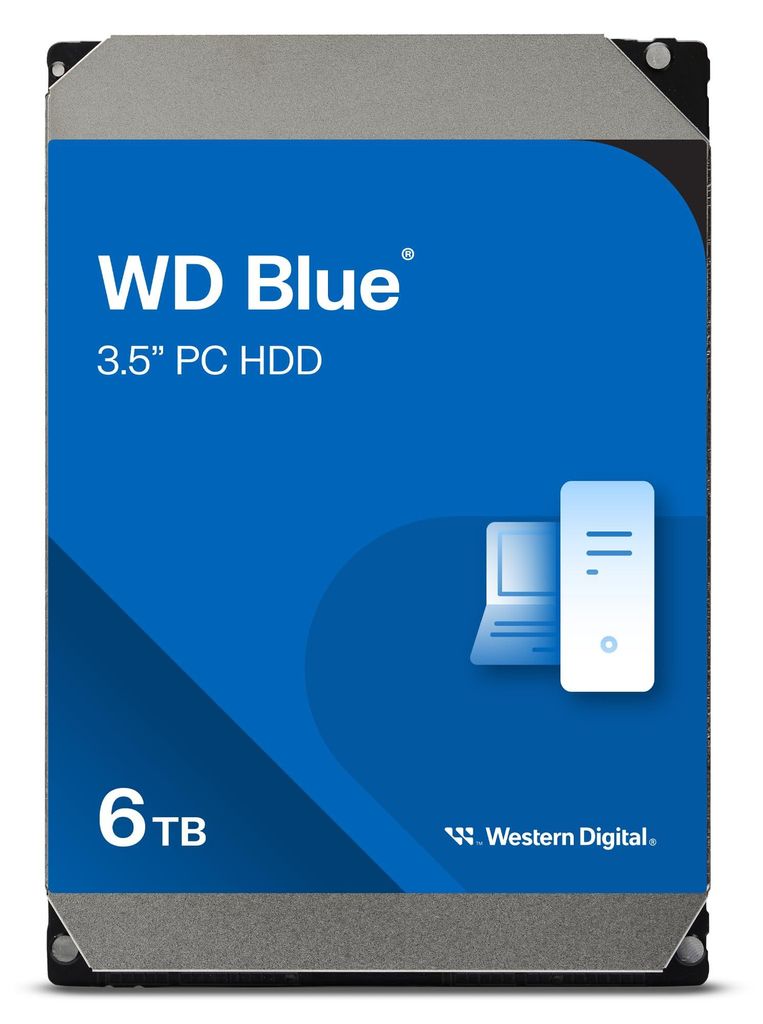 Western Digital WD Blue 6To SATA 3.5p PC 6 Gb/s HDD