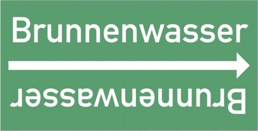 Dreifke Rohrleitungsband Brunnenwasser, DIN 2403, ab Ø 15mm, grün/weiß, 33m/...