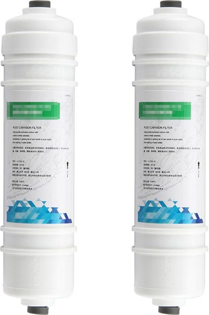 INF 2er-Pack Post-Carbon-Wasserfilterkartusche - Aktivkohle & PP-Baumwolle
