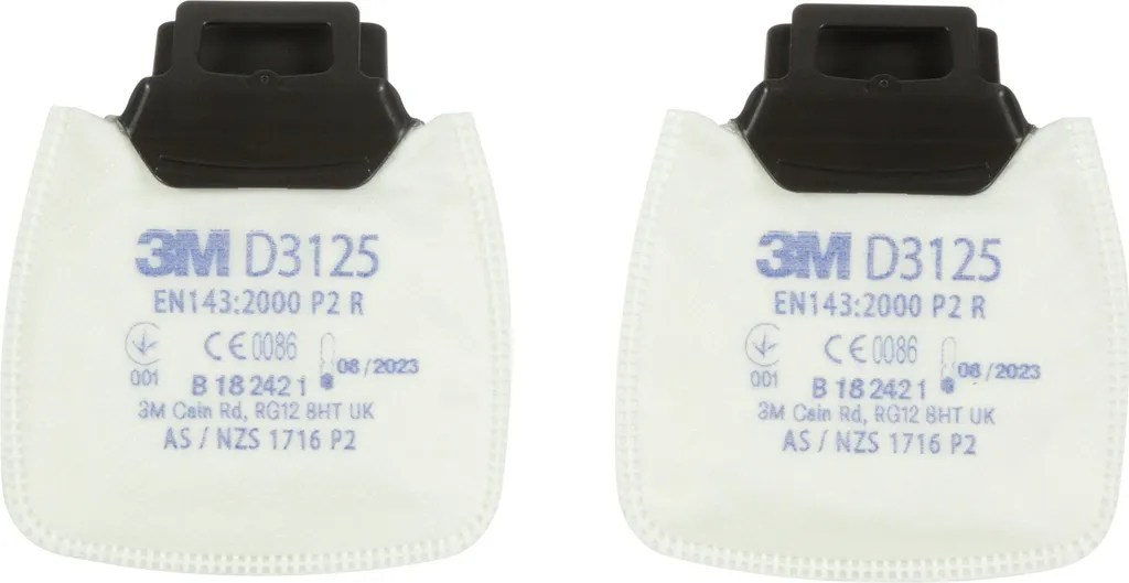 Dites Adieu aux Poussières avec le Filtre P2 R 3M Secure Click D3125 x2