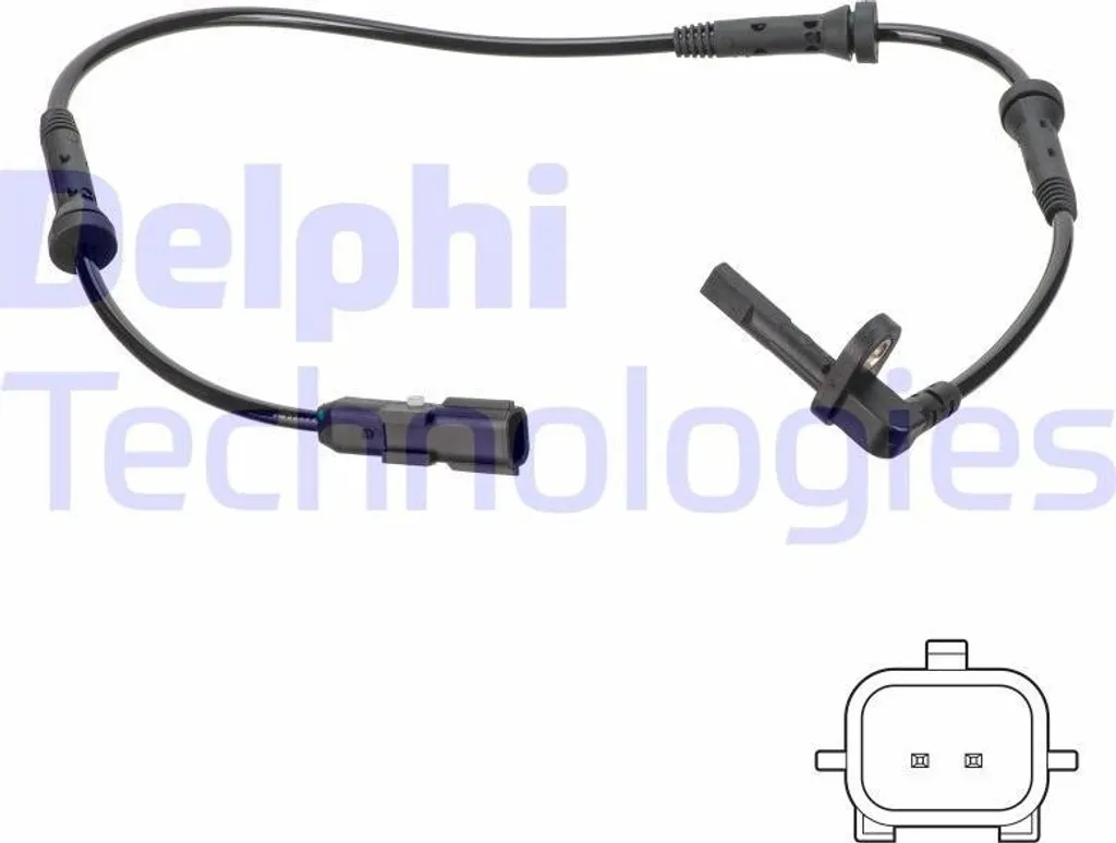DELPHI SS20750 Sensore velocità ruota OE 479104225R compatibile con Thalia, Sandero, Logan, Express, Lodgy, Dokker