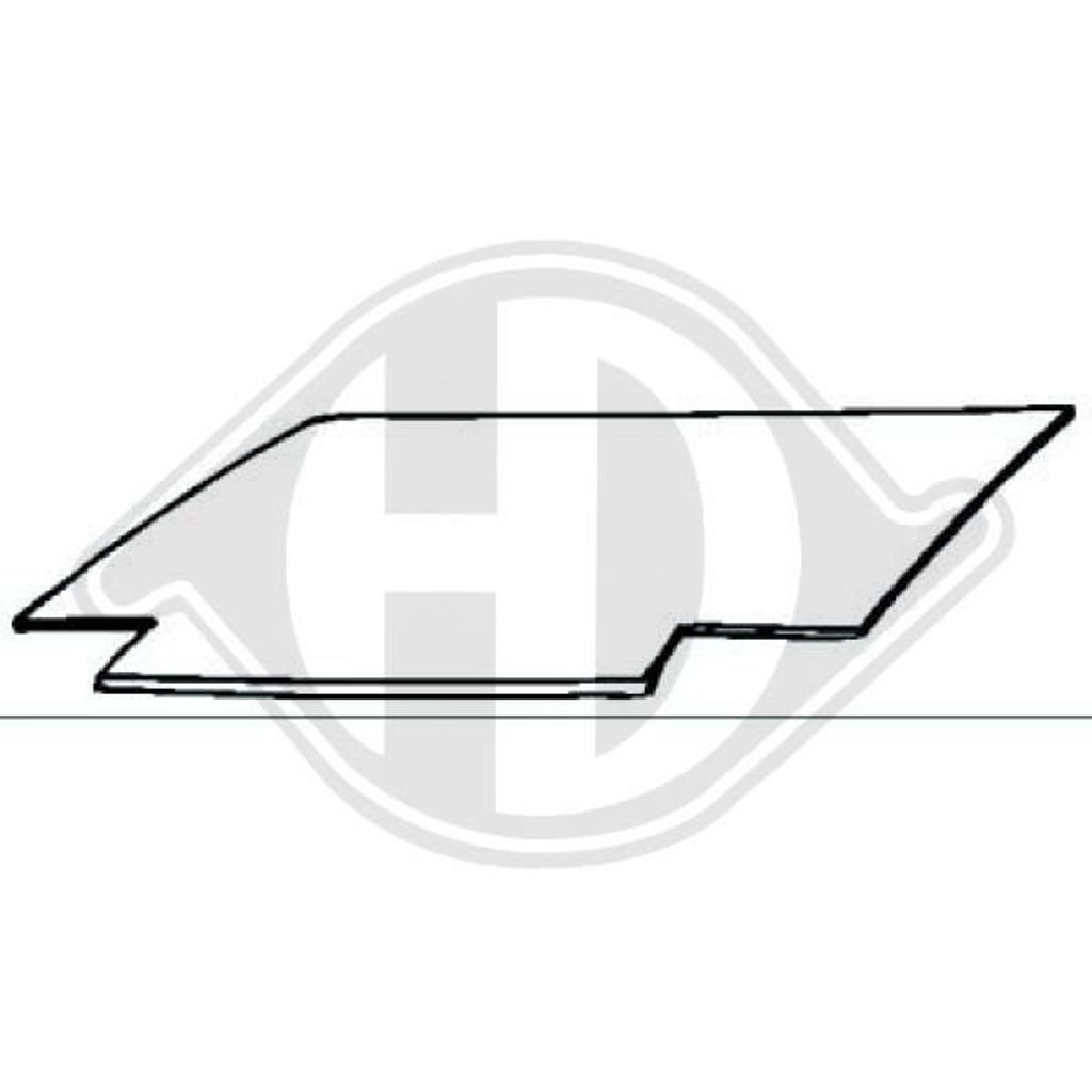 DIEDERICHS Motorhaube 6661000 für TOYOTA für Corolla XII Kombi (E210) Stahl