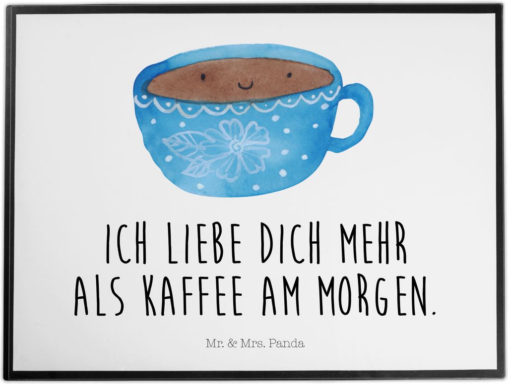 Mr. & Mrs. Panda schreibtischunterlage Kaffee Tasse - Weiß - Geschenk, Unterlage Schreibtisch, schreibtischunterlagen, Lustige Sprüche, Genuss, S...