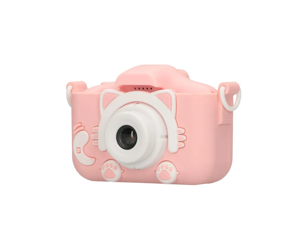 Videocamera Extralink H27 DUAL PINK - 1080P Dual Lens per Bambini