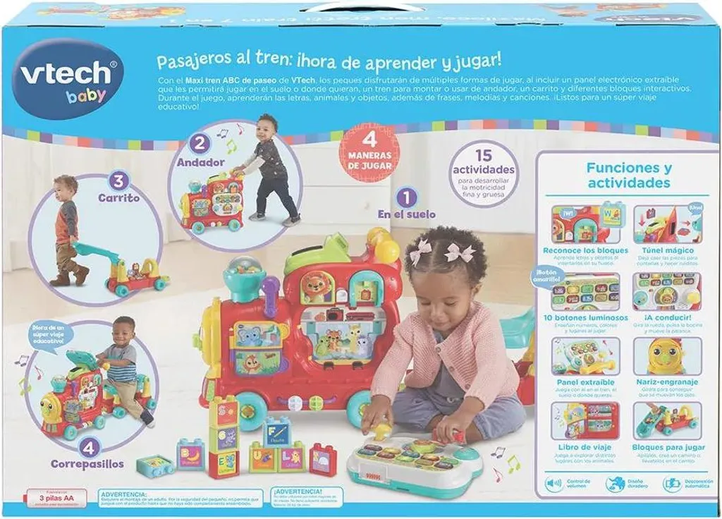 Apprendre à Marcher Sans Chute : Maxi Train ABC VTech Stable et Ludique - 6
