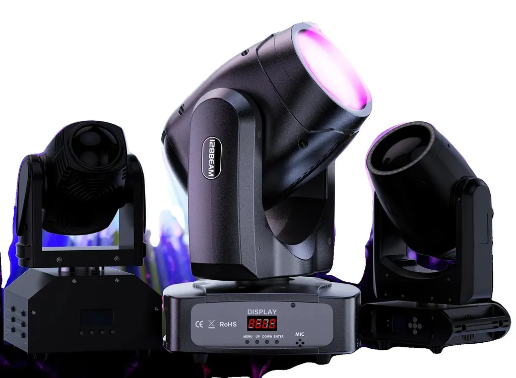 Malle de transport en cuir pour 4 lyres LED | Coffre de scène 57cm