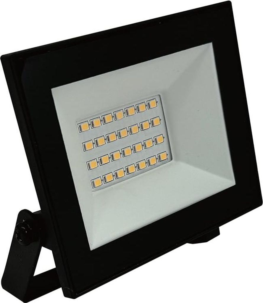 V-TAC LED-Fluter, VT-44022, 20 W, 6500K, EEK: F, 1510 lm, kaltweiß, IP65, schwarz