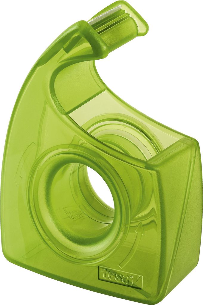 tesa ecoLogo Easy Cut Handabroller grün unbestückt für Klebefilm 19 mm x 10 m